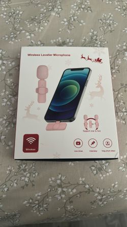 Pink Wireless Microphone