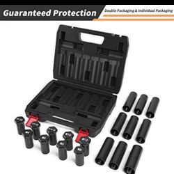 Beaspire Rivet nut Pliers Replacement Kit 9, Anti-Rust Rivet nut pin, Rivet Gun Toolset for 2 in 1 R