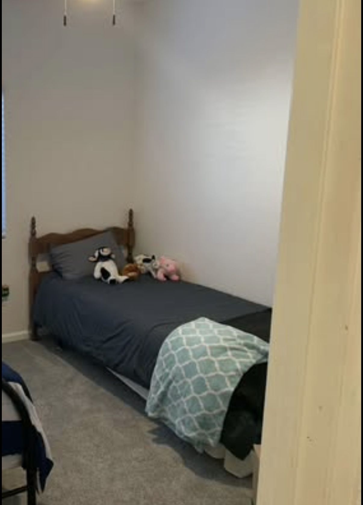 Twin XL Bed Frame, Box Spring, and Mattress