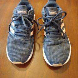 Women's Shoes Dark Gray And Pink Adidas Size 7 And 1/2