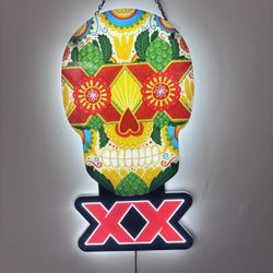 24” Dos Equis 2-D Neon Sign