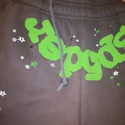 Dark Grey Sp5der Sweats 