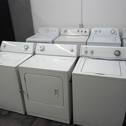 We have washers and dryers