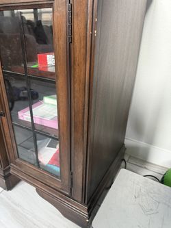 TV Stand W/ Fireplace Built In