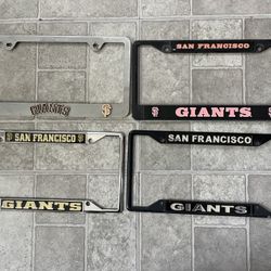 SF Giants Metal License Frames -$10 Each