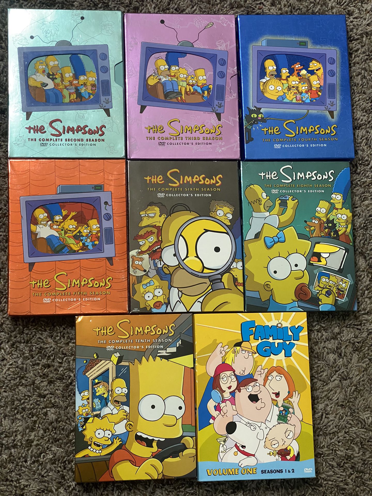 The Simpsons And Family Guy DVD Sets 