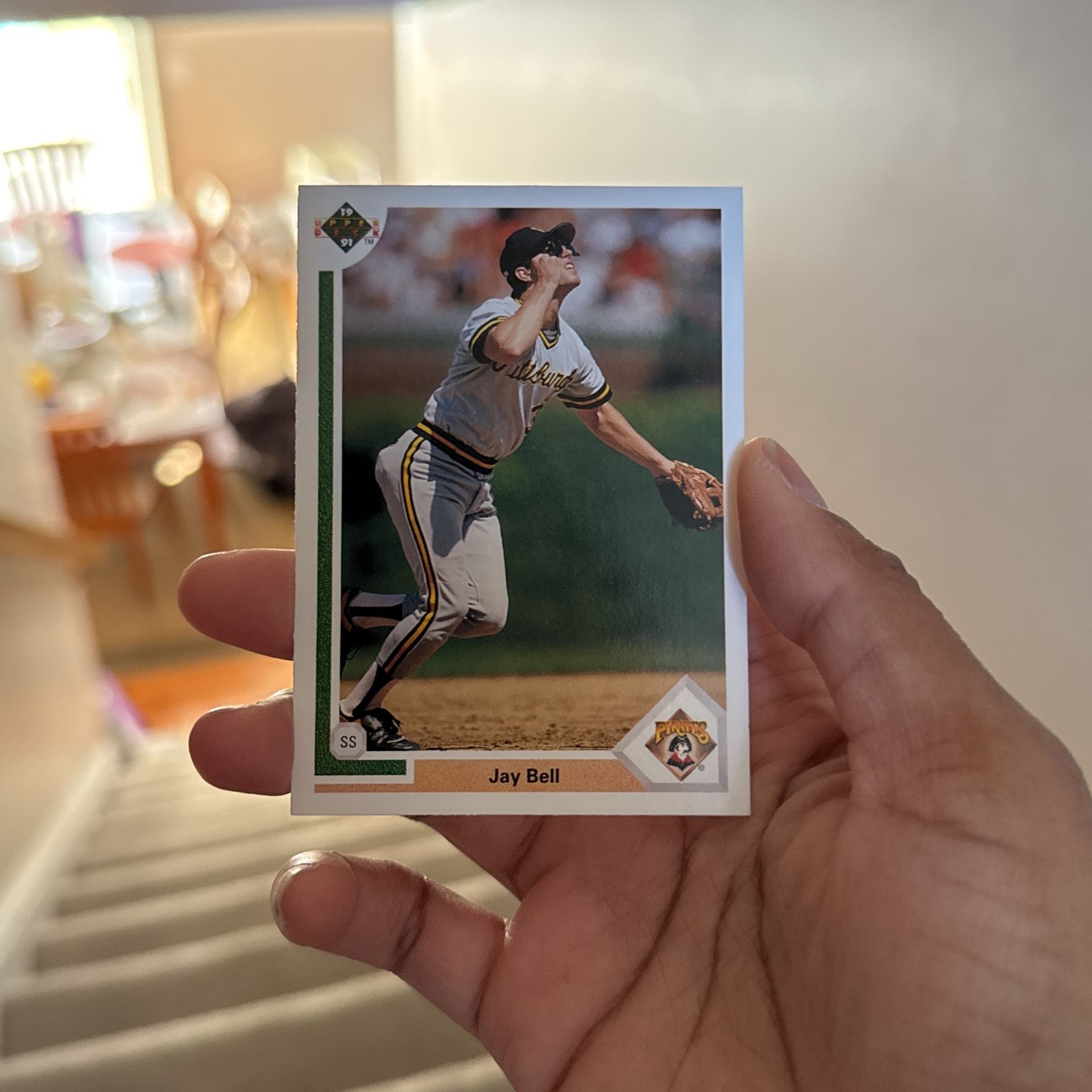 1991 Upper Deck Jay Bell, Pittsburgh Pirates