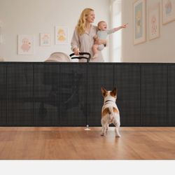 Retractable baby /dog Safety gates  120 inches wide 10 ft r