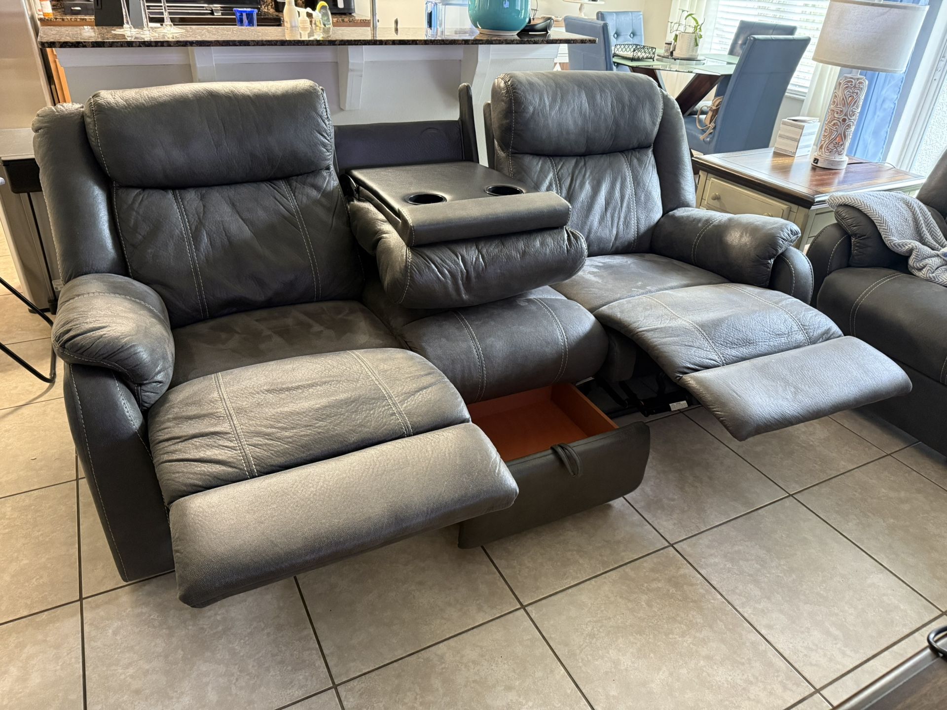 Living Room Non-Power Recliner Set