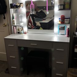 Light grey vanity