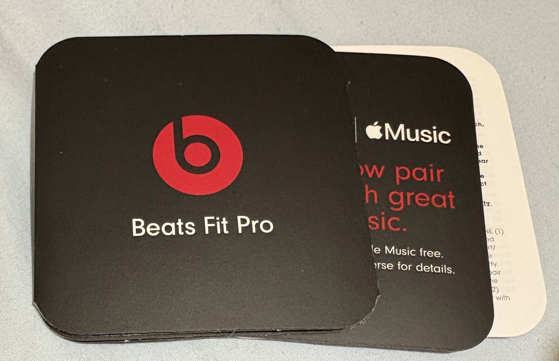 VIRTUALLY NEW Beats Fit Pro.
