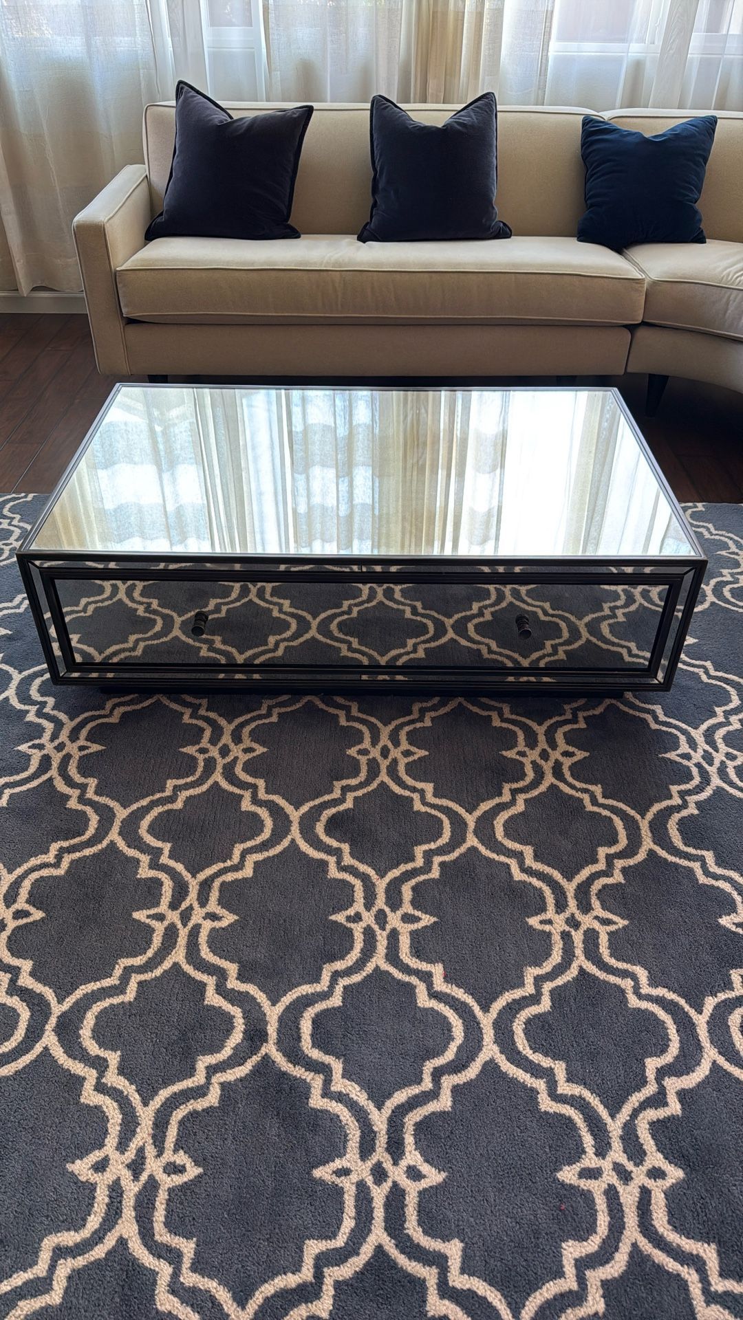 Restoration Hardware (brand) Coffee Table In Mint Conditions 