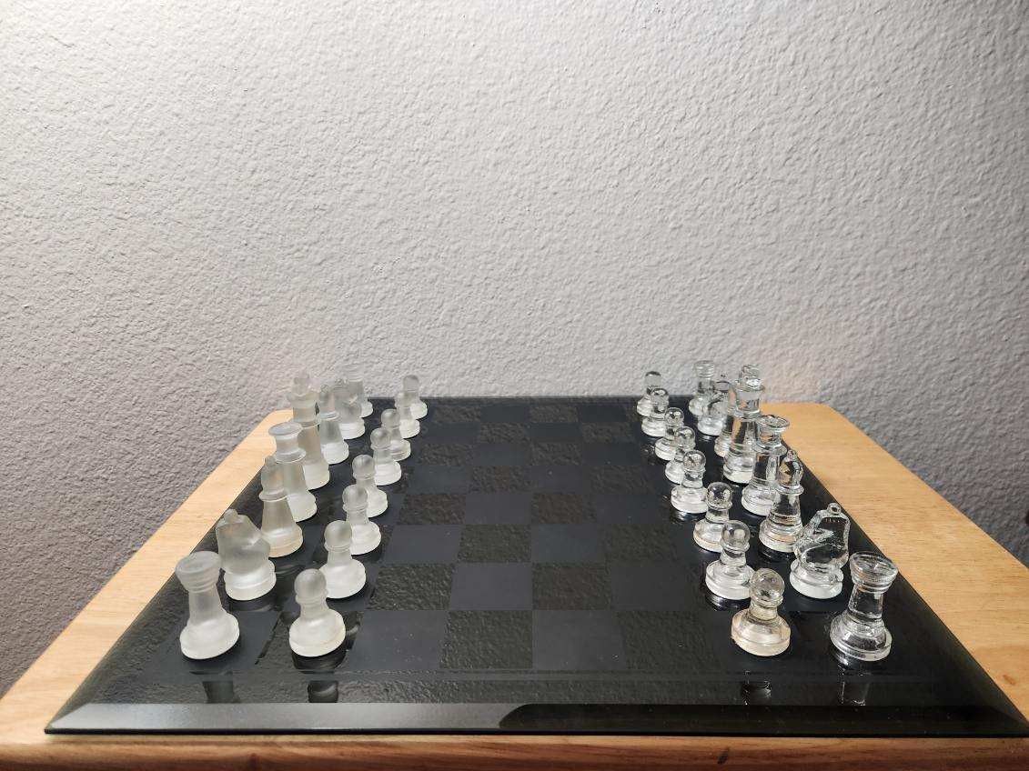 Glass Chess Set