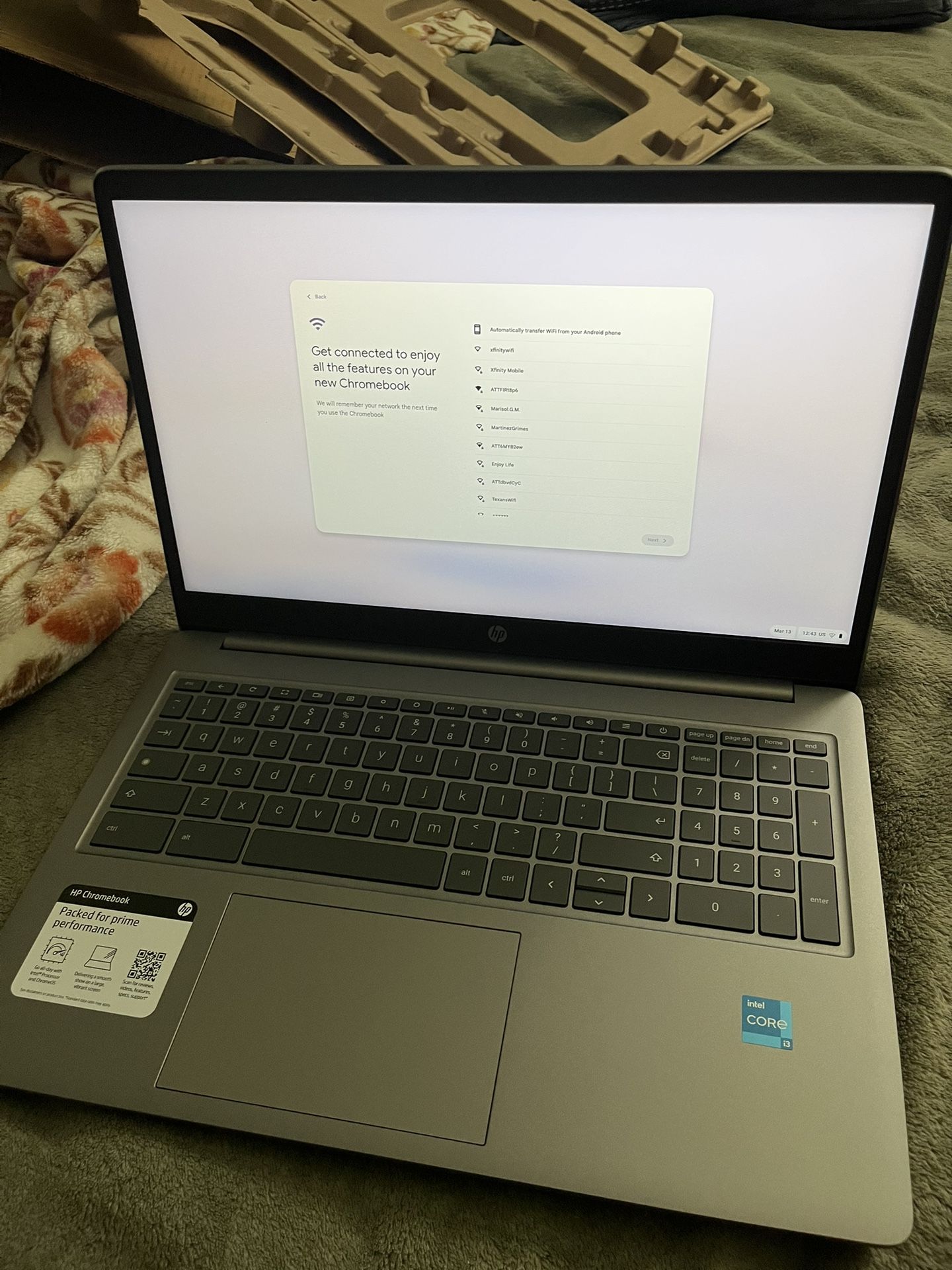 Gray HP Chromebook Plus Laptop