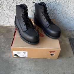 Red Wing Men’s Boots Size 9 Steel Toe 