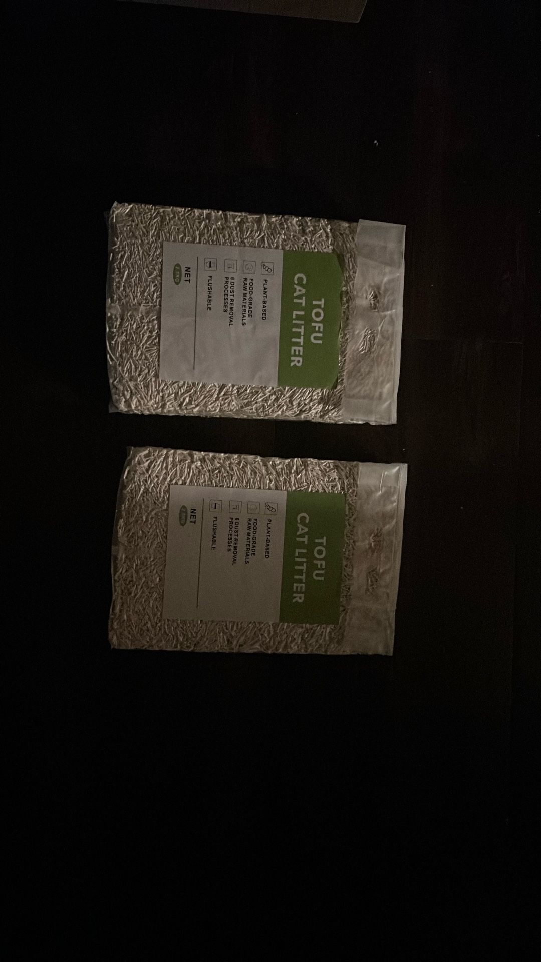 Two cat tofu litter, 10 bucks