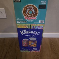  Donut Shop Coffee, Ultra soft kleenex