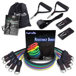 TheFitLife Resistance Bands Set - 110 LBS Stackable