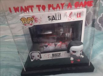 Custom Horror Funko Pop Billy Saw Bathroom with light