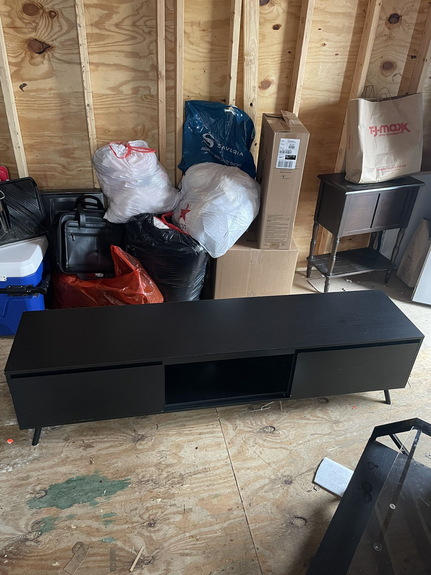 Black Long Tv Stand 