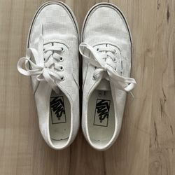 White Vans Size 6.5