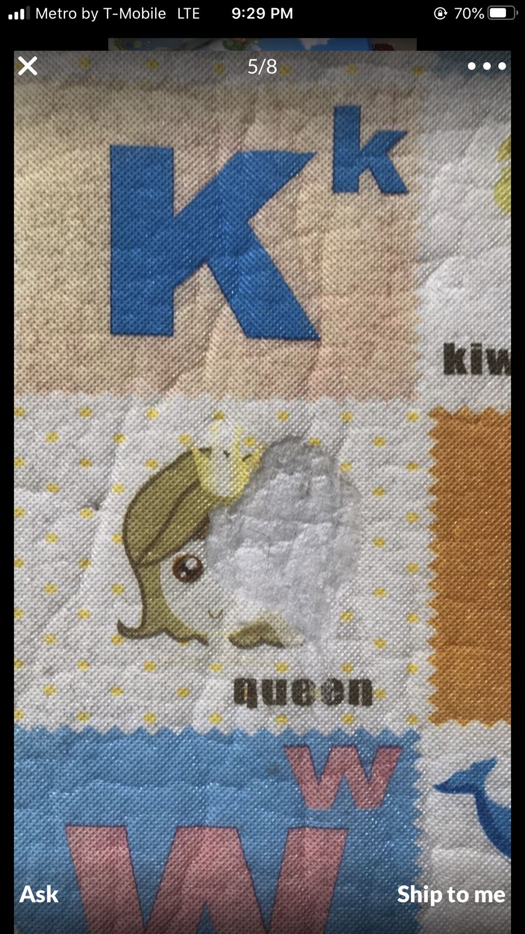 2 alphabet mats in very good condition ine is 7,5x5 another one is 8.5x5.5