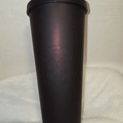 Starbucks 2019 Halloween Matte Plum Black Cherry Venti