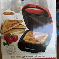 MyMini Sandwich Maker 520W Non-Stick – Open Box, Never Used