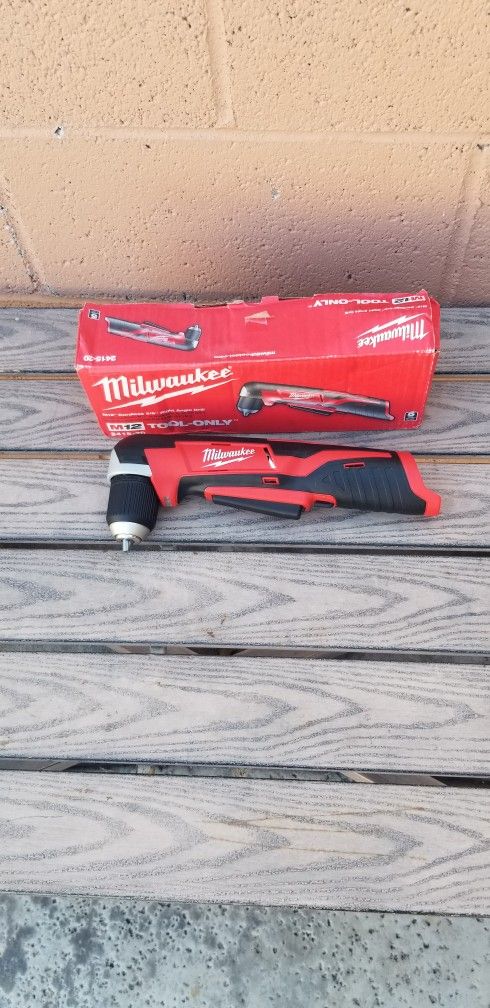 milwaukee m12 angle drill 
