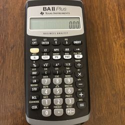 Texas Instruments BA II Plus Financial Calculator