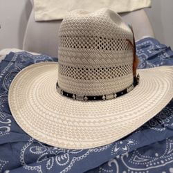 Rocha 100x Western Straw Hat Made By Hand