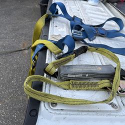 Construction Harness And Lanyard 