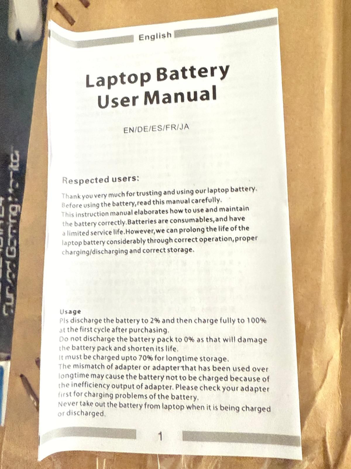 laptop battery