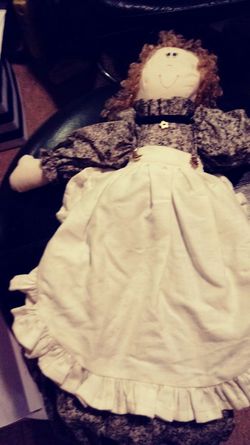 Rag doll bag storage hanger