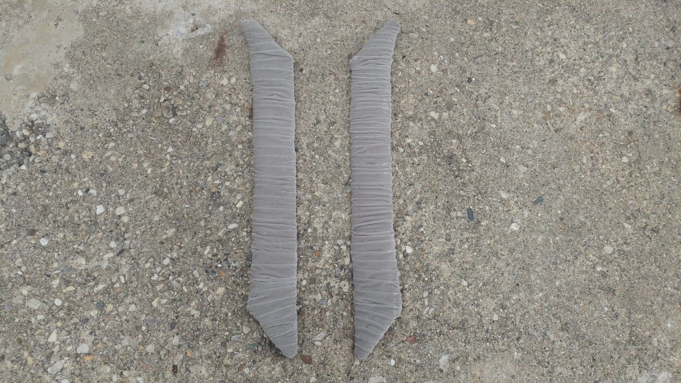 1982-1994 S10 SONOMA BLAZER JIMMY BRAVADA TYPHOON SYCLONE CUSTOM WINDSHIELD PILLAR MOLDING TRIM SET LOWRIDER MINI TRUCK 2.5 4.3