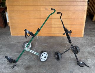 Golf carts (2). 15.00 each