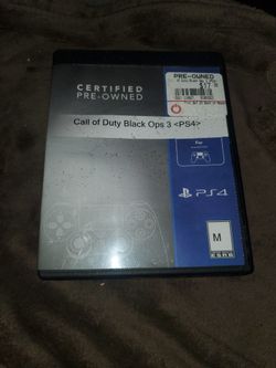 Call Of Duty Black Ops 3 <ps4> Video Game