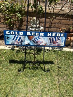 Miller Lite Metal Sign