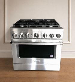 KitchenAid 36 in Commercial-Style Gas Range