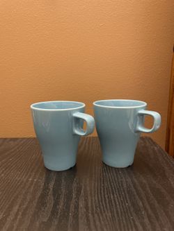IKEA Mugs — Set of 2, Light Blue