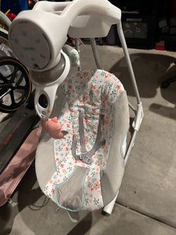 Baby girl swing