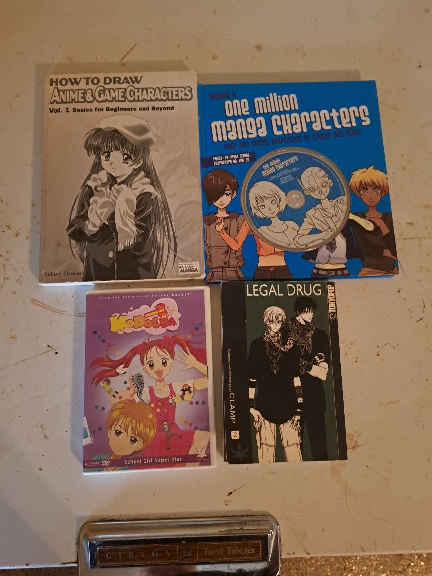 Lot Of Anime Books And DVD Kodocha Manga
