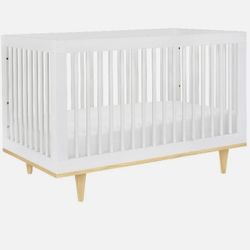 White Wood Crib