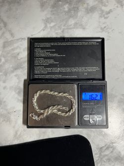 Thick Solid Silver Rope Bracelet 9inch