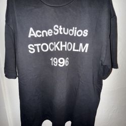 Acne Studios Stockholm 1996 Black T-shirt Size Large