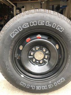 Only one tire