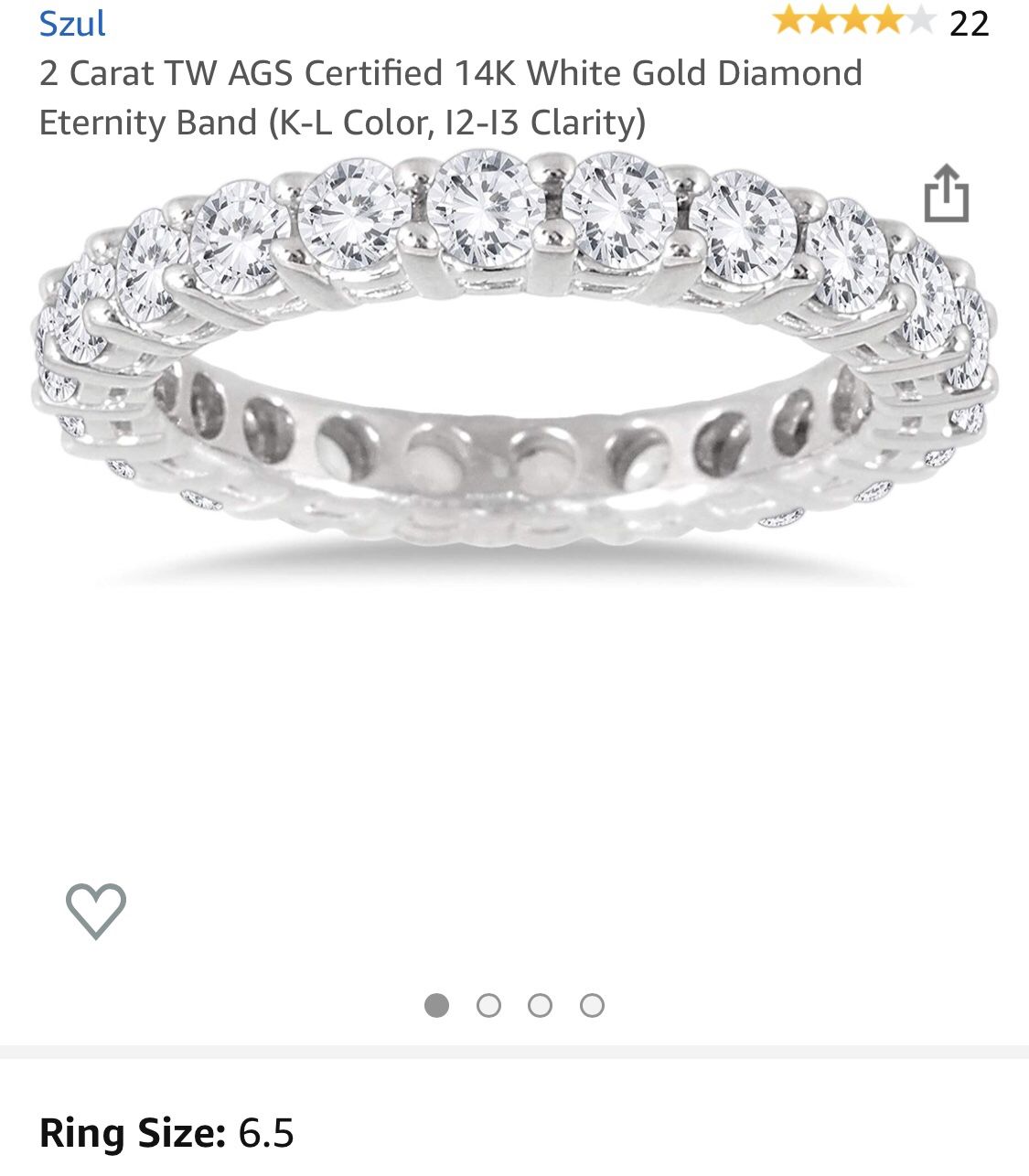 2 carat ring