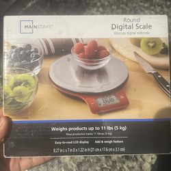 Mainstays Round Digital Scale