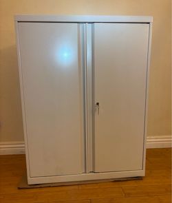 Brand New Metal Storage Cabinet with Bins 42"h 36"w 18"d