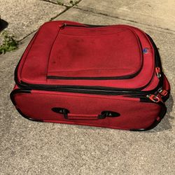 Red Travel Suitcase